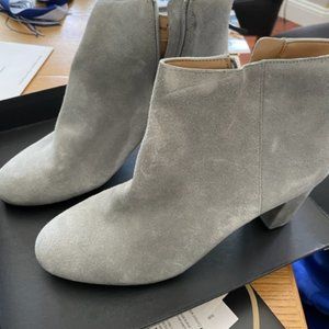NIB Banana Republic Grey Suede Boots